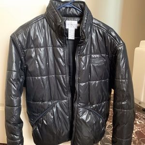 Women's Black Calvin Klein Puffer Jacket, Size L